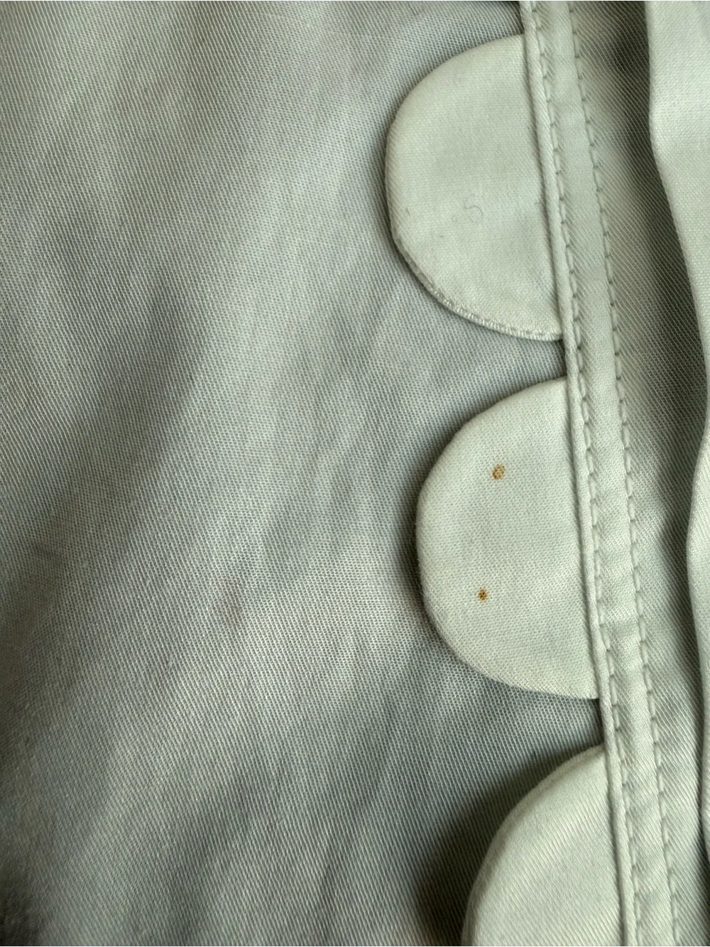 Burberry White Button-Front Shirt with Gold Tag - Picture 10 of 16